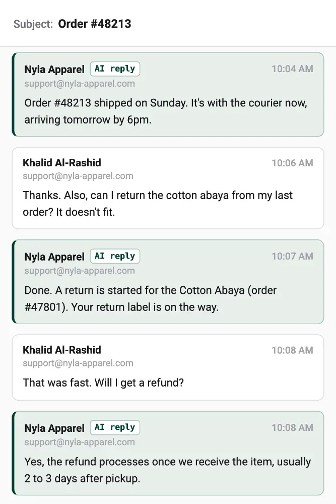 Resolve tickets from your knowledge base